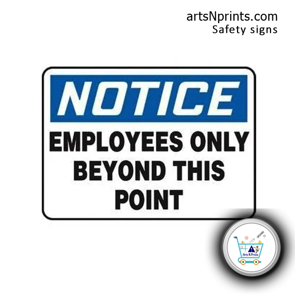 "No Alcohol Beyond This Point" Notice Signs