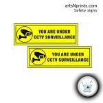 "This Area is Under Surveillance" N series Small signs for house