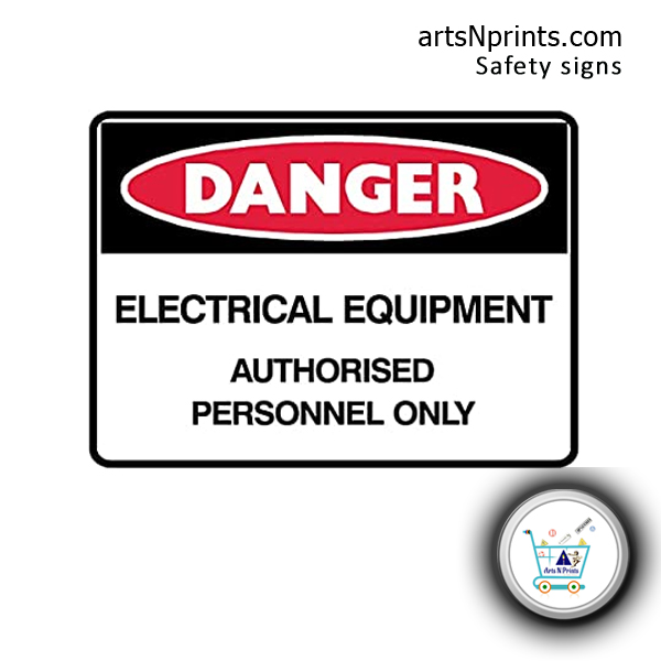"Danger - High Voltage" electrical signs shop online