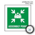"Emergency Assembly Point" S series Fire signs shop online