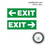 "Exit - Keep Clear" shop emergency exit signs in low price online and door step