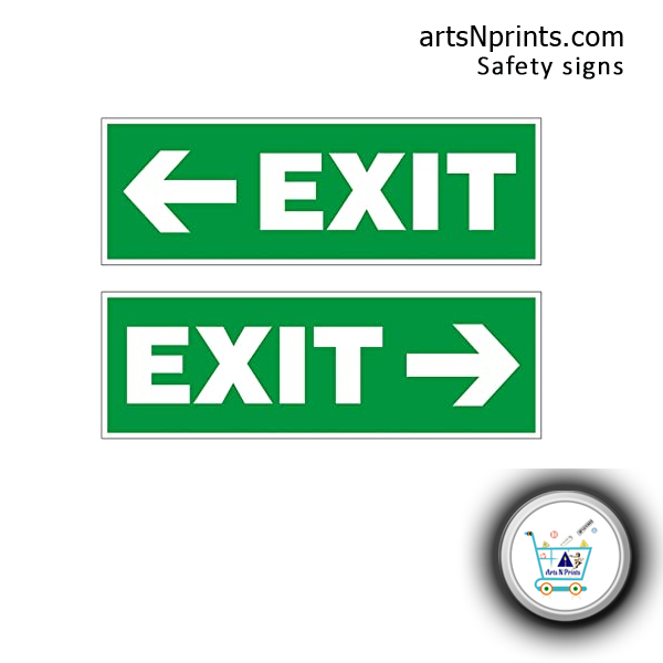 "Exit - Keep Clear" shop emergency exit signs in low price online and door step