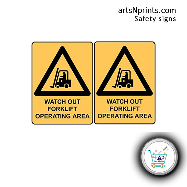 "Caution - Watch for Forklifts" safety signs shopping online